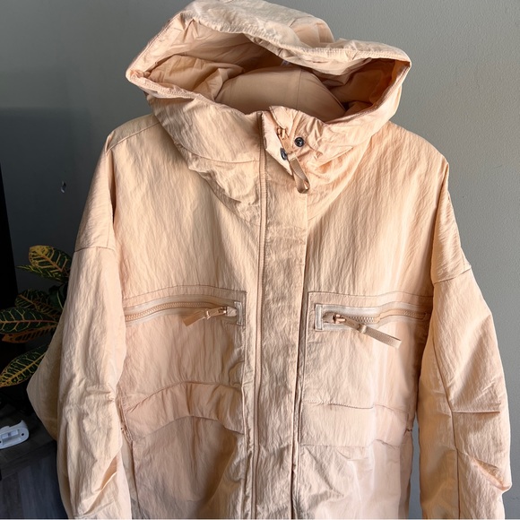 NWT Free People Billy Boxy Lightweight Coat Nectar Sz M/L - Picture 3 of 7